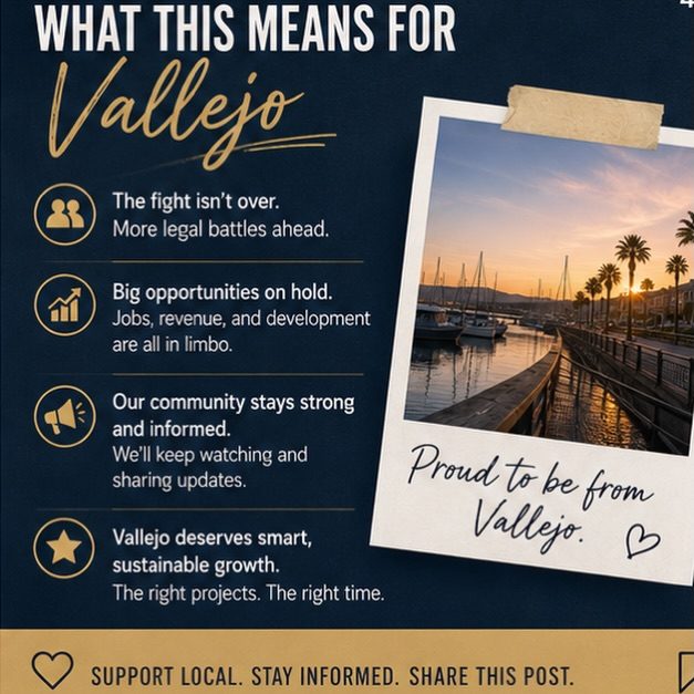 Looks like the Titos & Titas will still have to drive to @cachecreekcasino, @gratoncasino or @redhawkcasino for now 🎰

Been hearing about the dynamics behind this one for a while. With the way things are lining up federally, I don’t see this getting pushed through.

What do my Vallejo people think? 👀