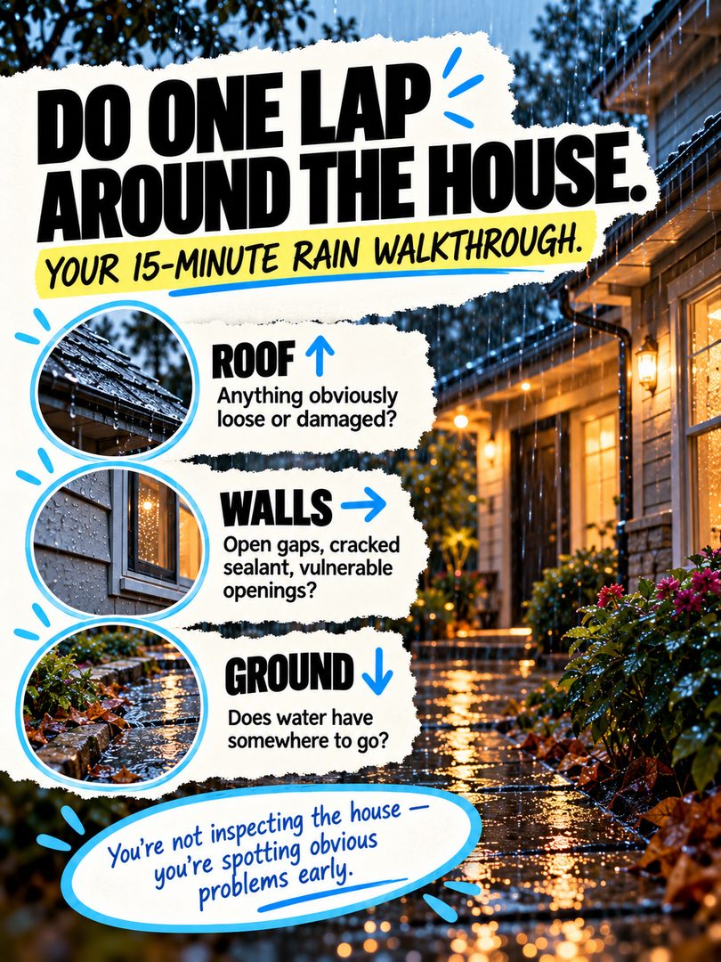 San Jose homeowners: don’t wait until the rain starts to think about drainage. ☔️
Before the next storm, take 15 minutes to walk around your home and check the things that can turn into bigger problems fast: clogged drains, gutters full of leaves, downspouts sending water toward the foundation, low spots where water collects, and outdoor items sitting where they could get soaked.
If your garage, driveway, or entry has had water intrusion before, it’s also worth planning your sandbag or barrier setup early instead of scrambling once the rain is already here.
A little prep now can save you a much bigger headache later.
Save this San Jose rain-prep checklist for the next storm.
#SanJose #SanJoseRealEstate #SanJoseHomeowners #BayAreaRealEstate #BayAreaHomeowners #HomeMaintenance #RainPrep #StormPrep #HomeownerTips #SouthBayRealEstate #CaliforniaHomes #SanJoseHomes
