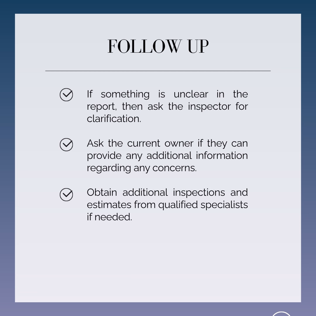 So, you found “the one,” and now you’re in the inspection phase of the home-buying process (if you were lucky enough to have this option included).

If you were, don’t panic when the report comes back with a long list of items. Even brand-new homes will have a list of repairs, maintenance recommendations, and minor issues noted. No home is perfect.

The goal of the inspection isn’t to scare you. It’s to help you better understand the home you’re buying.

Keep in mind that most items are fixable and not everything needs fixing right away. Focus first on repairs that affect safety, structure, or could become expensive later. Then make a plan for the rest over time.

Sometimes the inspection helps confirm the home is right for you, and sometimes it helps you avoid a costly mistake. Both are wins, and only you can decide what's right for you.

The more informed you are, the more confident you can feel in your decisions.

#HomeBuyingTips #BuyerRepresentation #HomeBuyingProcess #FirstTimeHomeBuyer #MilwaukeeRealEstate