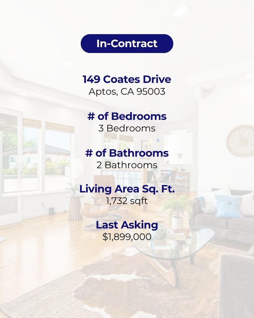 This week? Absolute fire!🔥 
TWO homes in contract and we are buzzing! ✨
Swipe ⬅️ to get the property details
🌊 First up: a dreamy ocean-view home in Seacliff with beach access practically in the backyard! 🌊 Next: a gorgeous ocean-view property on the Upper West Side, ideally situated near UCSC
Two amazing clients, two incredible homes, one very happy team. 🎉 We love weeks like this!
Huge congrats to our clients — so pumped for what’s next for you both! 🏡💙

360 Real Estate Professionals
SERHANT
DRE 02440323

#SantaCruzRealEstate #InContract #Seacliff #UpperWestSide
