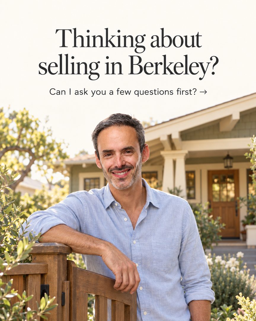 🏡✨ Thinking about selling your Berkeley home in 2026?

Before you put up that For Sale sign, there are a few things worth knowing. 👀

⚡ **Home Energy Score requirements**
🏠 **Potential seismic retrofit tax refunds**
🔧 **Sewer lateral inspections**

A little preparation now could save you thousands 💰—and a few unexpected headaches later.

💭 But here's a question: **Would knowing exactly what to expect make selling feel a little easier?**

That's where having the right plan makes all the difference. 🔑

📍 If selling has been on your mind, let's talk through what your Berkeley home might need before it hits the market.

☕ No pressure. No sales pitch. Just helpful, local insight.

💬 **DM me “BERKELEY”** and let's start the conversation!

#BerkeleyRealEstate #BerkeleyHomes #Berkeleyreal estate agent #HomeSellingTips #EastBayRealEstate #OliverDavisRealEstate