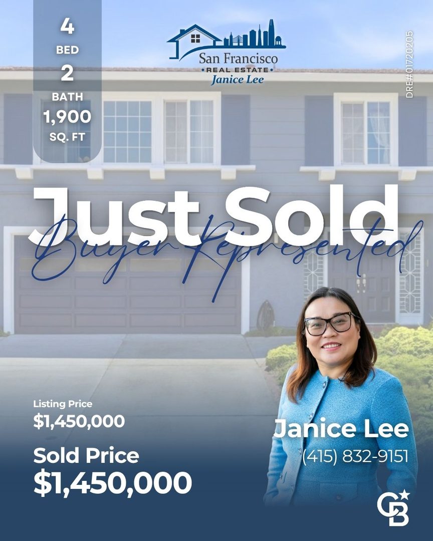 Just Sold in South San Francisco! 馃攽馃帀
Sold for $1,450,000 路 Represented the Buyer
So happy for my clients on the purchase of their new home! It was an honor to represent the buyers and guide them through every step of the process. This sale was made possible in part through the CalHFA Dream For All program, a wonderful resource that helps make homeownership more accessible for qualified buyers. 馃彙
Helping people find their place in the Bay Area is what I love most. If you are thinking about buying and wondering what programs you might qualify for, let's talk. There are more options out there than you might think. 馃摡
馃寪 JaniceLeeHomes.com
#JustSold #SouthSanFrancisco #JaniceLee #BayAreaRealEstate #HomeBuyers #DreamForAll #CalHFA #ColdwellBanker #Sold