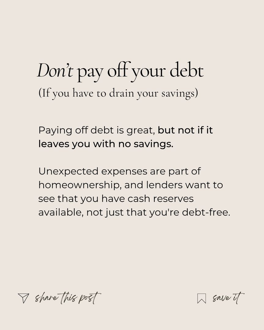 No one really talks about how overwhelming buying your first home can feel. You just wake up one day realizing youโre supposed to understand credit scores, debt-to-income ratios, interest rates, inspections, taxesโฆ and somehow make a โsmartโ life decision.
Instead of Googling or asking AI for tips, here are some quick tips I have stumbled upon over the years through trial and error, especially around credit cards, debt, and what actually helps when preparing to buy a home.
Financial advice is always good in theory, but real life and implementation are usually more nuanced than that. The biggest thing I want everyone to know is this: ๐ฎ๐ค๐ช ๐๐ค๐ฃ'๐ฉ ๐ฃ๐๐๐ ๐ฉ๐ค ๐๐๐ซ๐ ๐๐ซ๐๐ง๐ฎ๐ฉ๐๐๐ฃ๐ ๐ฅ๐๐ง๐๐๐๐ฉ๐ก๐ฎ ๐๐๐๐ช๐ง๐๐ ๐ค๐ช๐ฉ; ๐๐ช๐จ๐ฉ ๐จ๐ฉ๐๐ง๐ฉ ๐ฌ๐๐ฉ๐ ๐ค๐ฃ๐ ๐จ๐ข๐๐ก๐ก ๐จ๐ฉ๐๐ฅ.
๐ฟ๐๐จ๐๐ก๐๐๐ข๐๐ง: Everyoneโs financial situation, spending habits, and level of self-control are different. What works well for one person may not work for another, so always consult with a trusted lender or financial professional before making major financial decisions.
Which tip surprised you the most? Drop any of your own tips below ๐
#MayTalksMoney #ThursdayThoughts #FinancialWellness #WisconsinRealEstate #BuyerEducation #RealEstateAdvice #SmartMoneyMoves
