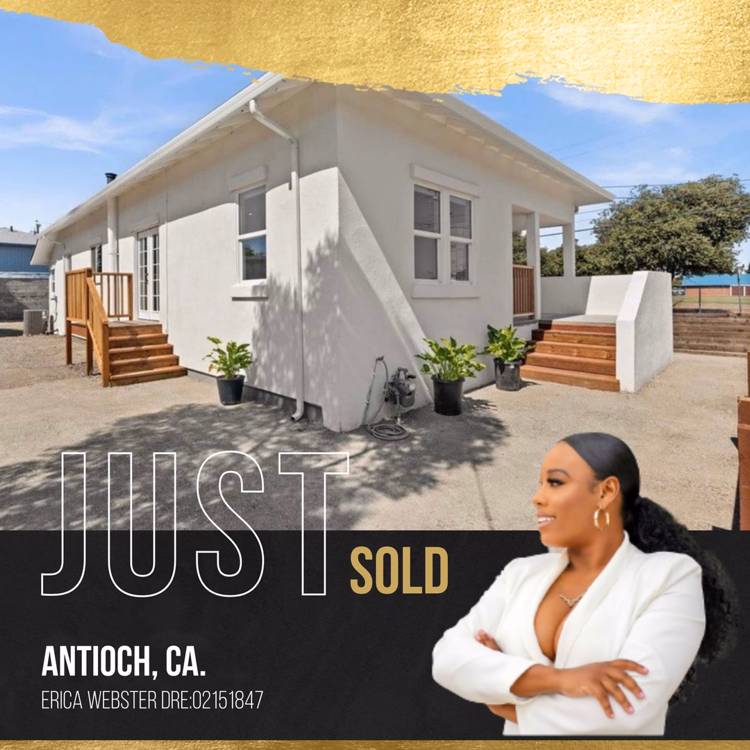 Real estate is never just about buying and selling homes — it’s about life transitions, emotions, and new beginnings.

This transaction with my client was exactly that. I had the honor of helping her sell her first home in Concord and purchase her next home in Antioch, and let me tell you… we experienced every emotion along the way. 

Last year’s market was extremely tough for sellers, and there were moments that tested our patience and faith.
But with persistence, faith, and a whole lot of prayer, everything came together the way it was meant to. I’m proud to say my client is closing one chapter and stepping into a fresh start and a new place to call home.

Thank you for trusting me through the highs, the lows, and everything in between. This is why I love what I do. 🏡✨🙌🏽🙏🏽

Erica Webster real estate agent MBA 
Realty One Group Elite 
DRE: 02151847
☎️ 510-356-7690
📧 Ericawebsterrealty@gmail.com
💻 Ericawebster.myrealtyonegroup.com

#Gratefulreal estate agent #FreshStart #SoldInConcord #NewHomeInAntioch #ClosingDay RealEstateJourney