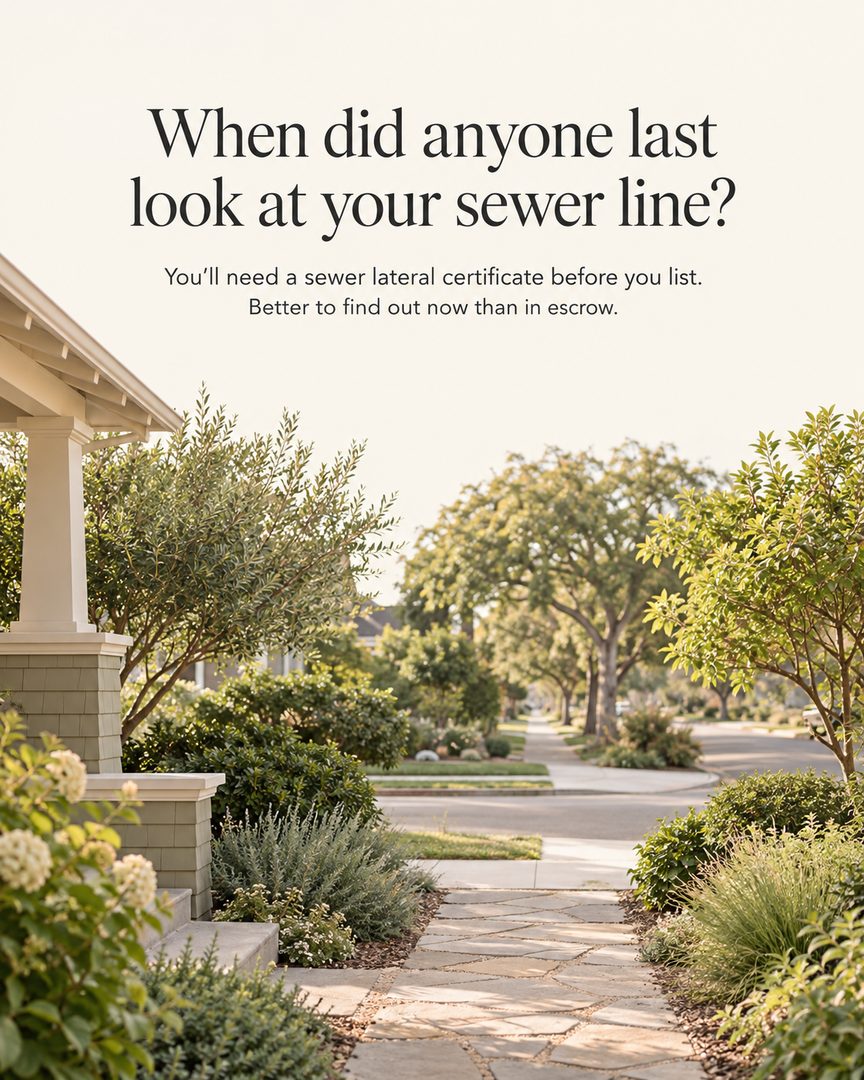 🏡✨ Thinking about selling your Berkeley home in 2026?

Before you put up that For Sale sign, there are a few things worth knowing. 👀

⚡ **Home Energy Score requirements**
🏠 **Potential seismic retrofit tax refunds**
🔧 **Sewer lateral inspections**

A little preparation now could save you thousands 💰—and a few unexpected headaches later.

💭 But here's a question: **Would knowing exactly what to expect make selling feel a little easier?**

That's where having the right plan makes all the difference. 🔑

📍 If selling has been on your mind, let's talk through what your Berkeley home might need before it hits the market.

☕ No pressure. No sales pitch. Just helpful, local insight.

💬 **DM me “BERKELEY”** and let's start the conversation!

#BerkeleyRealEstate #BerkeleyHomes #Berkeleyreal estate agent #HomeSellingTips #EastBayRealEstate #OliverDavisRealEstate