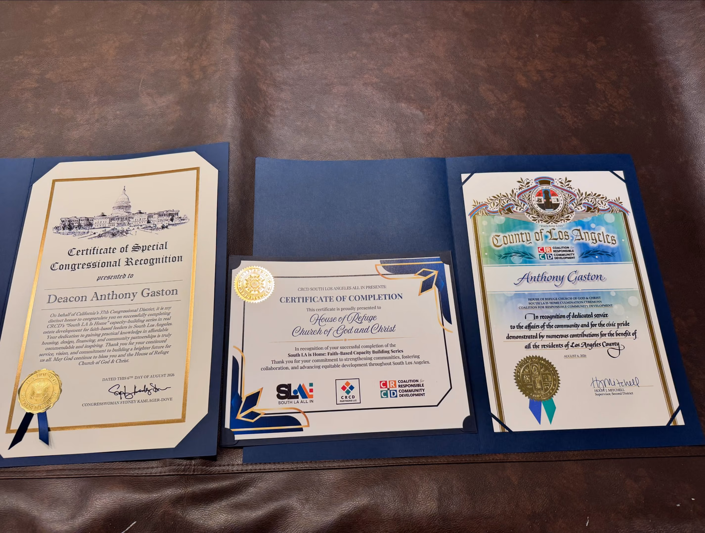 “And we know that all things work together for good to those who love God, to those who are the called according to His purpose.”
‭‭Romans‬ ‭8‬:‭28‬ ‭

For the last 8 weeks @horcogic has participated in an affordable housing cohort program. I had the honor and privilege of representing @horcogic through this process. Yesterday was the culmination of this program. Thank you to @crcd_southla for allowing us to participate. I also want to express the utmost gratitude to Tom Greer and @tcaarchitects for collaborating with us on our initial plans for an affordable housing development.

And finally I want thank my Pastor @dagodlyman for trusting me to represent the church. Him and I grew up @horcogic. We are products of this village and are now stewards of it. Positions we do not take lightly. We stand representing those that came before us. Julius and Wanda Rogers, my grandmother Lillian White, Anthony Gray Sr., Pam Finley, Laverne Robbins, the Grays, the Codios, the Birdsongs, the Yokleys, the Richardsons, the Augustines, and so many more.

God is so good.