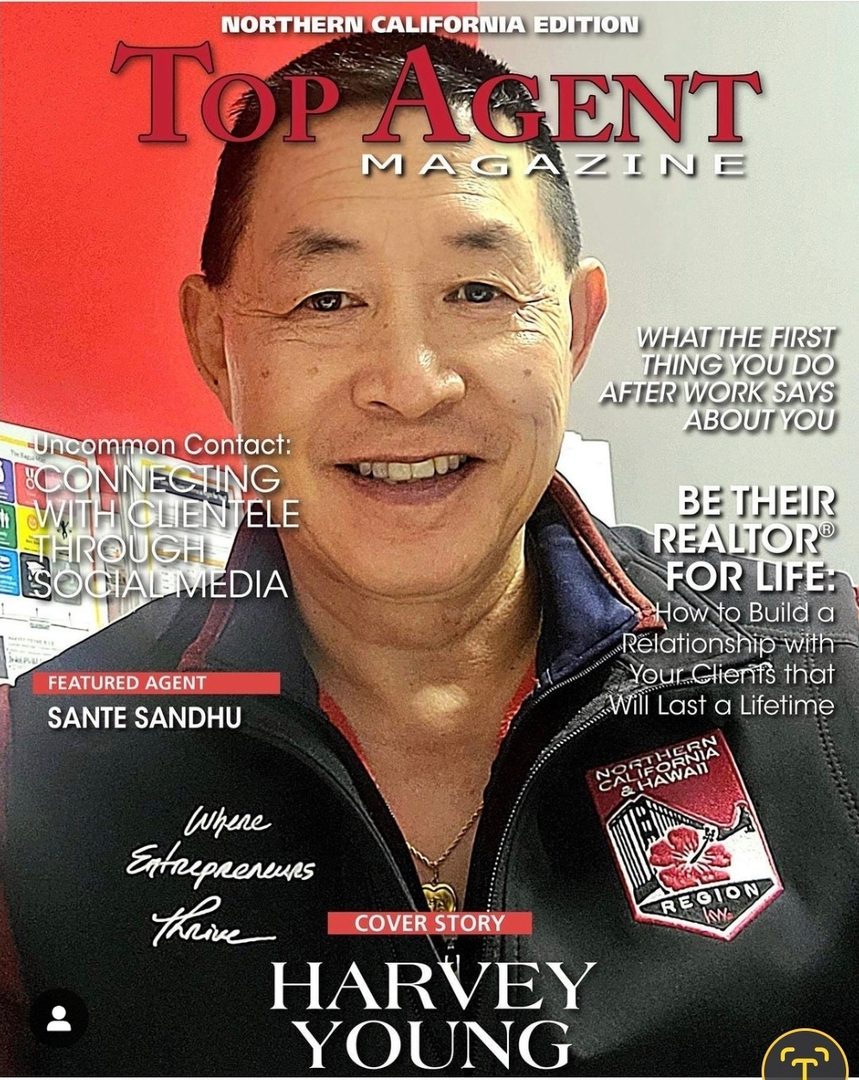 Featured Agent on front cover of Top Agent Magazine