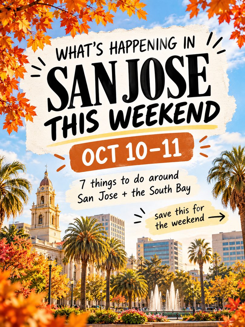 Looking for things to do in San Jose this weekend? 🍂
Here are 7 events happening around San Jose + the South Bay on Oct. 10–11, from pumpkin patches and Comic Con to Sharks hockey, live music, theater, and a spooky Halloween orchestra concert.
Whether you’re planning a family day, date night, or just need weekend plans, save this guide so you don’t have to search later.
Which one are you picking this weekend? 👀
📍 San Jose
📍 Santa Clara
📍 Willow Glen
📍 Downtown San Jose
Save this post + send it to the friend who always asks, “What should we do this weekend?”
#SanJose #SanJoseEvents #SanJoseWeekend #ThingsToDoInSanJose #SouthBayEvents #SouthBayCA #SanJoseCalifornia #DowntownSanJose #SantaClaraCA #WillowGlen #BayAreaEvents #BayAreaWeekend #ThingsToDoInTheBayArea #SanJoseRealtor #SouthBayLiving
