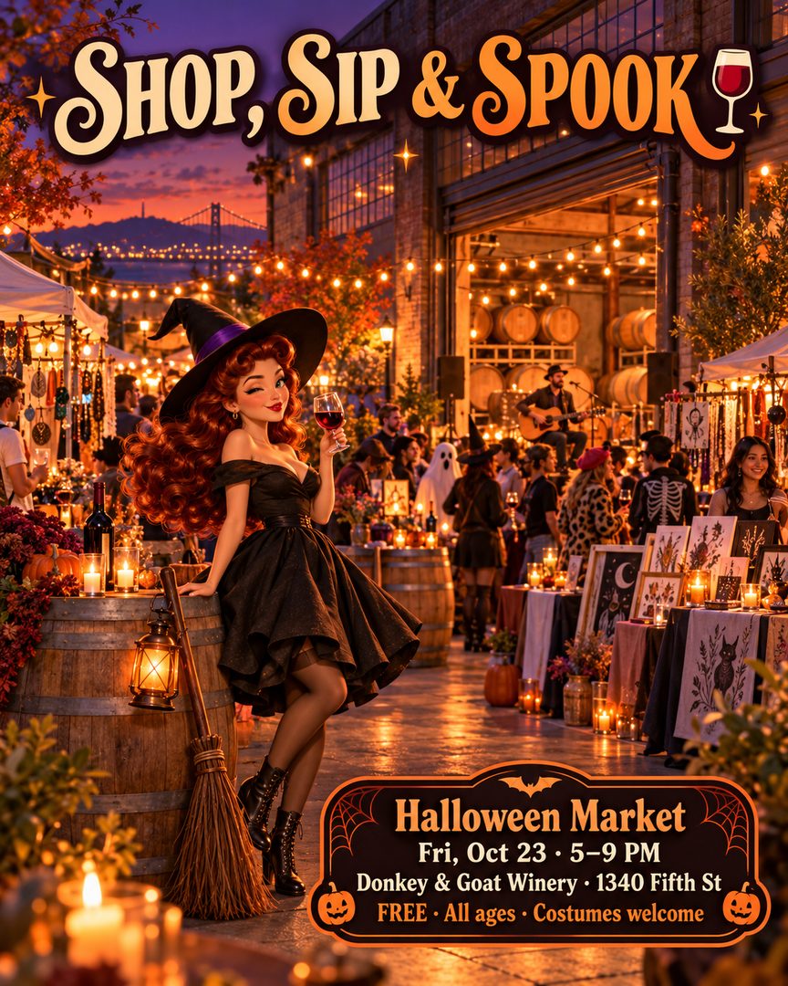 🧙‍♀️ Where to go for Halloween in NW Berkeley 2026, Part 1 🎃

Looking for Halloween events and things to do in Berkeley this October? Here are the best family-friendly, dog-friendly and grown-up Halloween activities happening the weekend of Oct 23–24:

🍷 Halloween Market, Fri 10/23, 5–9 PM
Donkey & Goat Winery, 1340 Fifth St. Free, all ages, costumes welcome! Local artists, live music & wine.

🐶 Howl-O-Ween Pawty (dog costume contest), Sat 10/24, 1–5 PM
Fourth Street Maker’s Row. Free dog & kids’ costume contests + trick-or-treating. RSVP!

🎃 Floating Pumpkin Patch, Sat 10/24, 10 AM–4 PM
West Campus Pool, 2100 Browning St. Swim for your pumpkin! $15 residents. Pre-register, no walk-ins.

📌 Save this Berkeley Halloween guide
👻 Tag your Halloween crew
🖤 Part 2 tomorrow: where to trick-or-treat & what to do on Halloween weekend in Berkeley!

#berkeleyhalloween #halloweenberkeley #thingstodoinberkeley #berkeleyevents #halloweenevents2026 #eastbayhalloween #bayareahalloween #halloweennearme #trickortreat #familyfriendlyberkeley #dogfriendlyberkeley #berkeley #fourthstreetberkeley #eastbayevents #oliverdavisreal estate agent