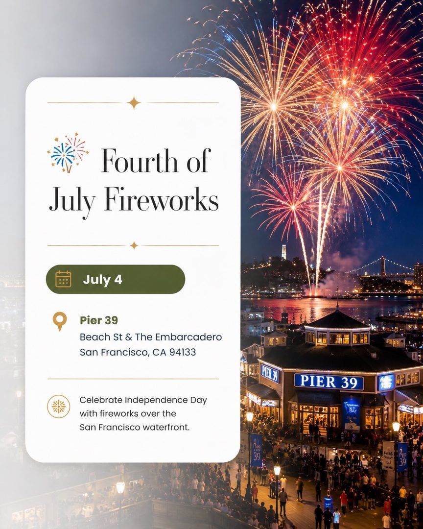 Looking for something fun to do around the Bay Area this week? ✨

I’ve rounded up some of the best events happening from **June 27 – July 5**—whether you’re planning a date night, family outing, foodie adventure, or celebrating the Fourth of July. 🇺🇸

Inside this guide you’ll find:
🌈 San Francisco Pride Festival & Parade
🍜 FoodieLand Night Market
🎬 Frameline LGBTQ+ Film Festival
🏀 California Classic Summer League
🎆 Fourth of July Fireworks at Pier 39
🎉 Half Moon Bay 4th of July Parade

📌 Save this post so you don’t miss out.
📤 Share it with someone who’s always asking, “What should we do this weekend?”
👇 Comment your favorite event!

Follow **@realtor_priyankasivagami** for:
🏡 Bay Area Living
☕ Hidden Local Gems
🎉 Weekly Events
📍 Neighborhood Guides
🔑 Real Estate Tips

Priyanka Sivagami,  REALTOR® ®️
(925) 209-8857 |priyankasivagami@kw.com
DRE#02389026
Keller Williams Elevate