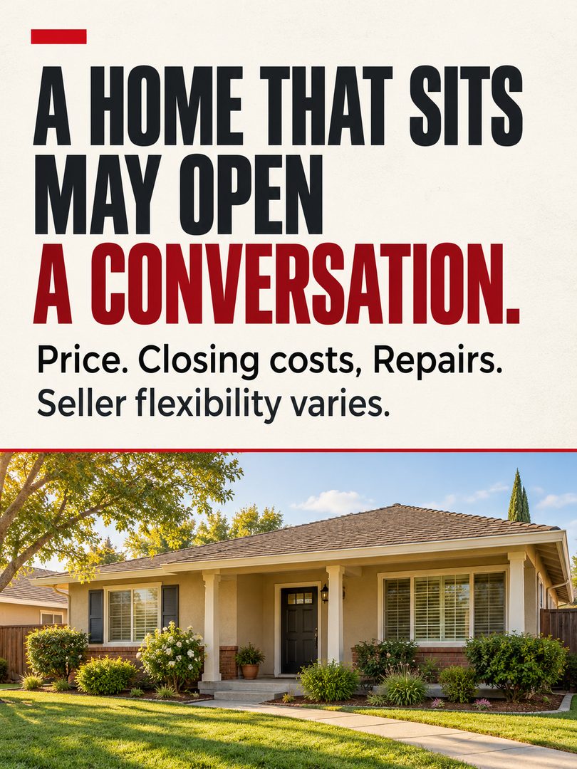 Everyone has an opinion on when you should buy a home

But they aren’t the ones making your payment or living with your decision

A slower market can give you more room to negotiate
Lower rates can bring more competition

What matters is what you can comfortably afford and what’s happening where you actually want to live

If you’re thinking about buying in the Central Valley let’s look at your options and see what makes sense for you

