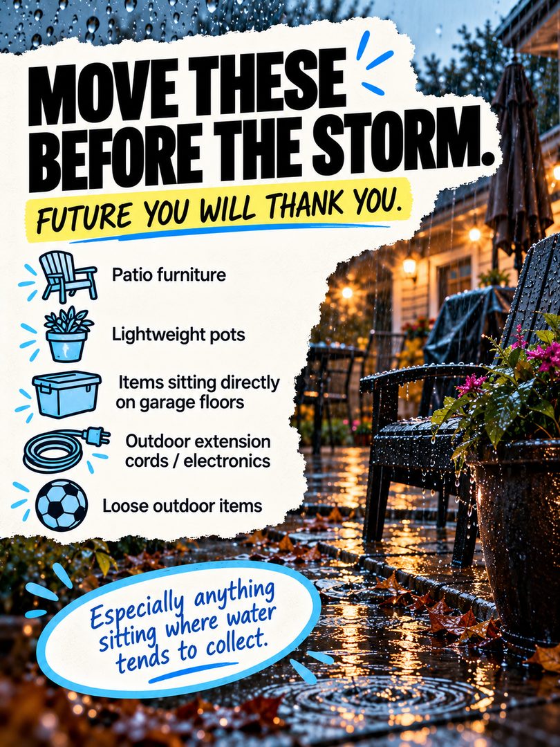 San Jose homeowners: don’t wait until the rain starts to think about drainage. ☔️
Before the next storm, take 15 minutes to walk around your home and check the things that can turn into bigger problems fast: clogged drains, gutters full of leaves, downspouts sending water toward the foundation, low spots where water collects, and outdoor items sitting where they could get soaked.
If your garage, driveway, or entry has had water intrusion before, it’s also worth planning your sandbag or barrier setup early instead of scrambling once the rain is already here.
A little prep now can save you a much bigger headache later.
Save this San Jose rain-prep checklist for the next storm.
#SanJose #SanJoseRealEstate #SanJoseHomeowners #BayAreaRealEstate #BayAreaHomeowners #HomeMaintenance #RainPrep #StormPrep #HomeownerTips #SouthBayRealEstate #CaliforniaHomes #SanJoseHomes
