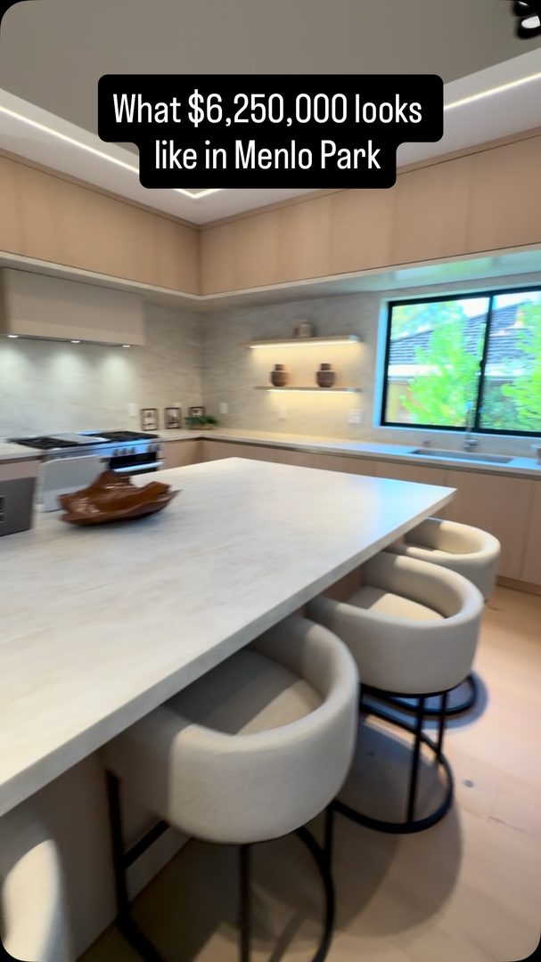 A quick look at just a little bit of what $6,250,000 looks like in Menlo Park.

Newly constructed from the ground up, this home has never been lived in, and the attention to detail is evident the moment you walk through the front door.

From the oversized luxury kitchen and open living spaces, to the dining area, dramatic bifold doors opening to the backyard, and beautifully finished attached ADU, there’s a lot to take in.

And this is just a glimpse. I didn’t even show you the bedrooms. 😉

📍 Menlo Park
💰 $6,250,000
🏡 Newly constructed

If you have questions about this home, want more details, or are looking at other homes in Menlo Park, DM me anytime. Happy to help.