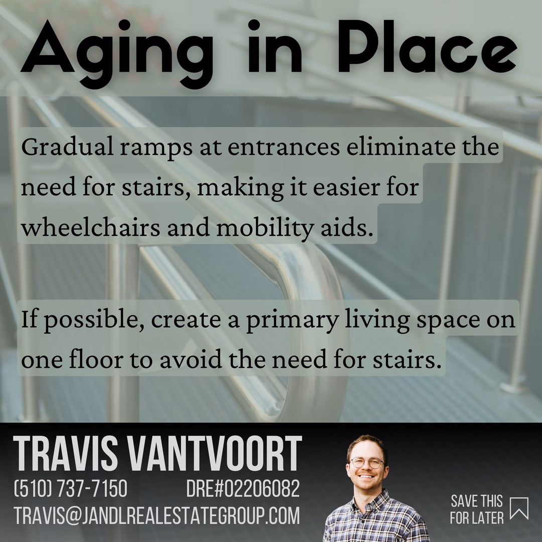 Aging-in-Place is a transformative approach to homeownership that envisions a home as a lifelong companion. 

It involves purposeful design and thoughtful renovations that empower individuals to live comfortably and independently at every stage of life. 

By seamlessly blending style with practicality, Aging-in-Place ensures that your home evolves gracefully with you, providing safety, comfort, and a space to thrive.

#AgingInPlace #RealEstate #Homeowners #QualityOfLife #AccessibilityMatters