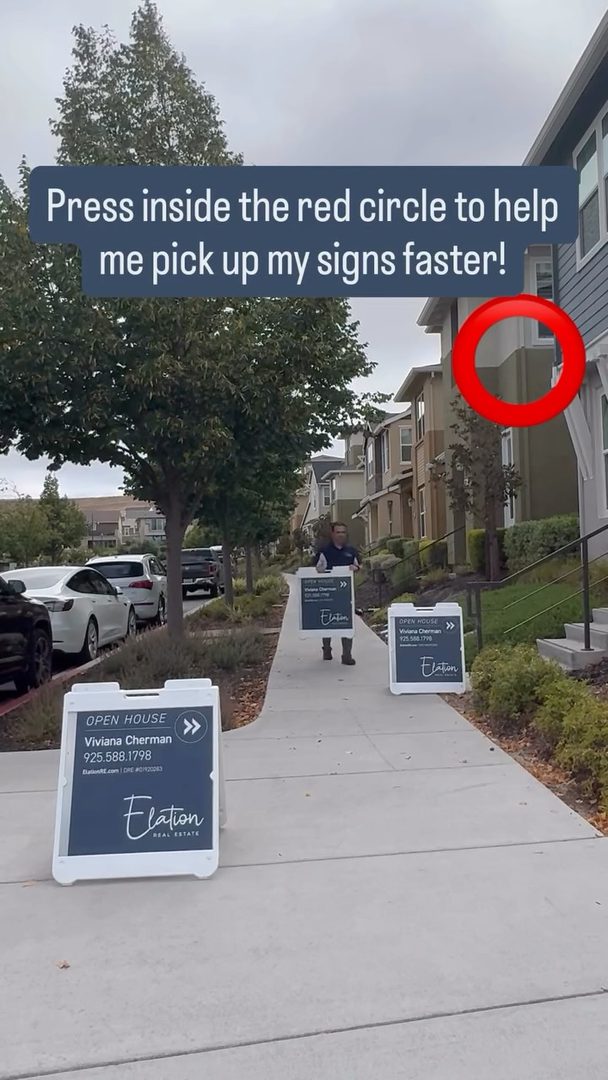 After a long day of putting signs out, hosting the open house, and picking them all up again, sometimes a little help is appreciated!  #signputteroutterguy #elationrealestate #openhouse #followthesigns #pleasantonrealestate #fun #real estate agent