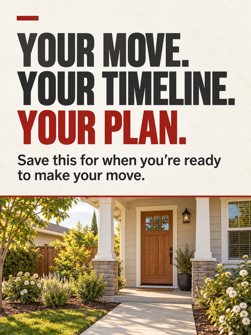 Everyone has an opinion on when you should buy a home

But they aren’t the ones making your payment or living with your decision

A slower market can give you more room to negotiate
Lower rates can bring more competition

What matters is what you can comfortably afford and what’s happening where you actually want to live

If you’re thinking about buying in the Central Valley let’s look at your options and see what makes sense for you
