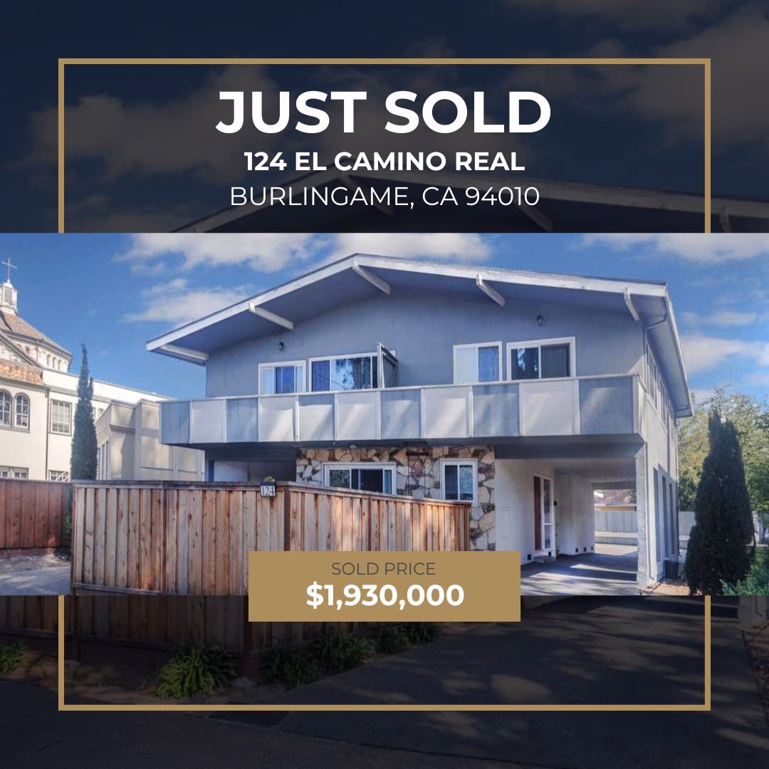 Just Closed
124 El Camino Real | Fourplex | Sold for $1,930,000
Key highlights:
- Negotiated $255,000 below the list price
- Just 1 block from Burlingame Avenue – near shops, dining, and Caltrain access
- 4,159 SF building on a 4,979 SF lot
- Unit mix: (2) two-bedrooms, (1) one-bedroom, (1) studio
- Each unit features a private outdoor space
- Recent electrical upgrades
- Significant rental upside.
If you're considering selling, buying, or repositioning income property in today’s market—let’s talk!
415.875.0177
hannajohn.azar@compass.com
#realestate #multifamilyinvesting #investmentopportunity
#sfbayarea #investmentproperty #commercialrealestate
#incomeproperties #compasscommercial
#multifamilyinvestment