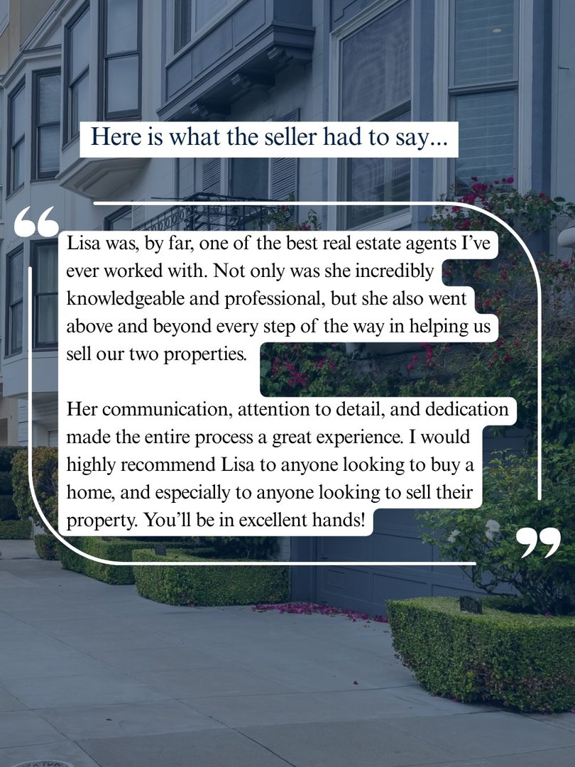 Before a buyer ever walked through the door, we were thinking about what would make them want to call this Russian Hill condo home.
At SERHANT., we research three likely buyer profiles for each property: what they value, what they’re searching for, and which features would make the home stand out to them.
That research helps guide the preparation, staging, photography, video, and story we tell.
For this home, fresh paint and thoughtful staging brought the natural light and architectural details into focus. Paired with strategic pricing and a clear marketing plan, we launched with purpose.
The result:
✨ Sold for $1,720,000
✨ $525,000 over asking
✨ 7 days on market
✨ One preemptive offer
My clients trusted me with two Russian Hill condos, and helping them achieve their goals was the most rewarding part.
Thinking about selling your San Francisco home? Comment START and let’s talk about how we’d prepare, position, and market your property. #sanfranciscorealestate #sfrealestatemarket #sfhomesales