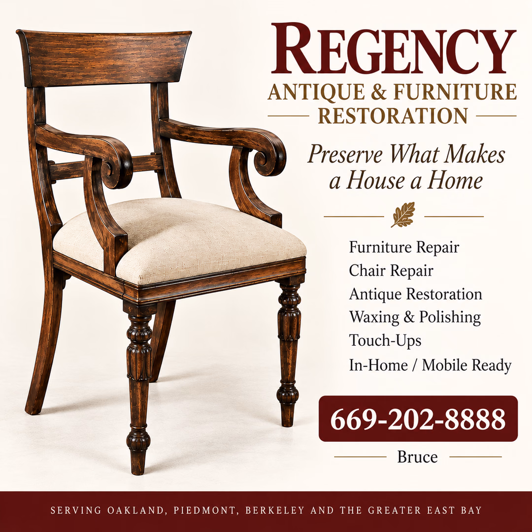 Regency Antique & Furniture Restoration: Preserving Furniture Worth Keeping