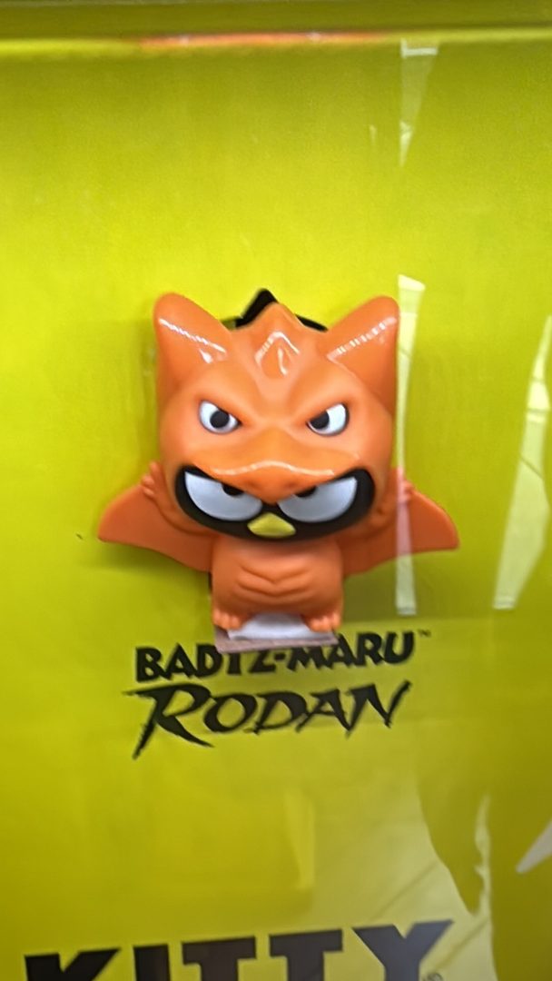 Macdonald's Happy Meal - Hello Kitty Godzilla
1. Castro Valley Macdonald has #3 Mothra & #7 Rodon.
2. Hayward Macdonald has #3 Mothra & #4Gigan
Looking for #1