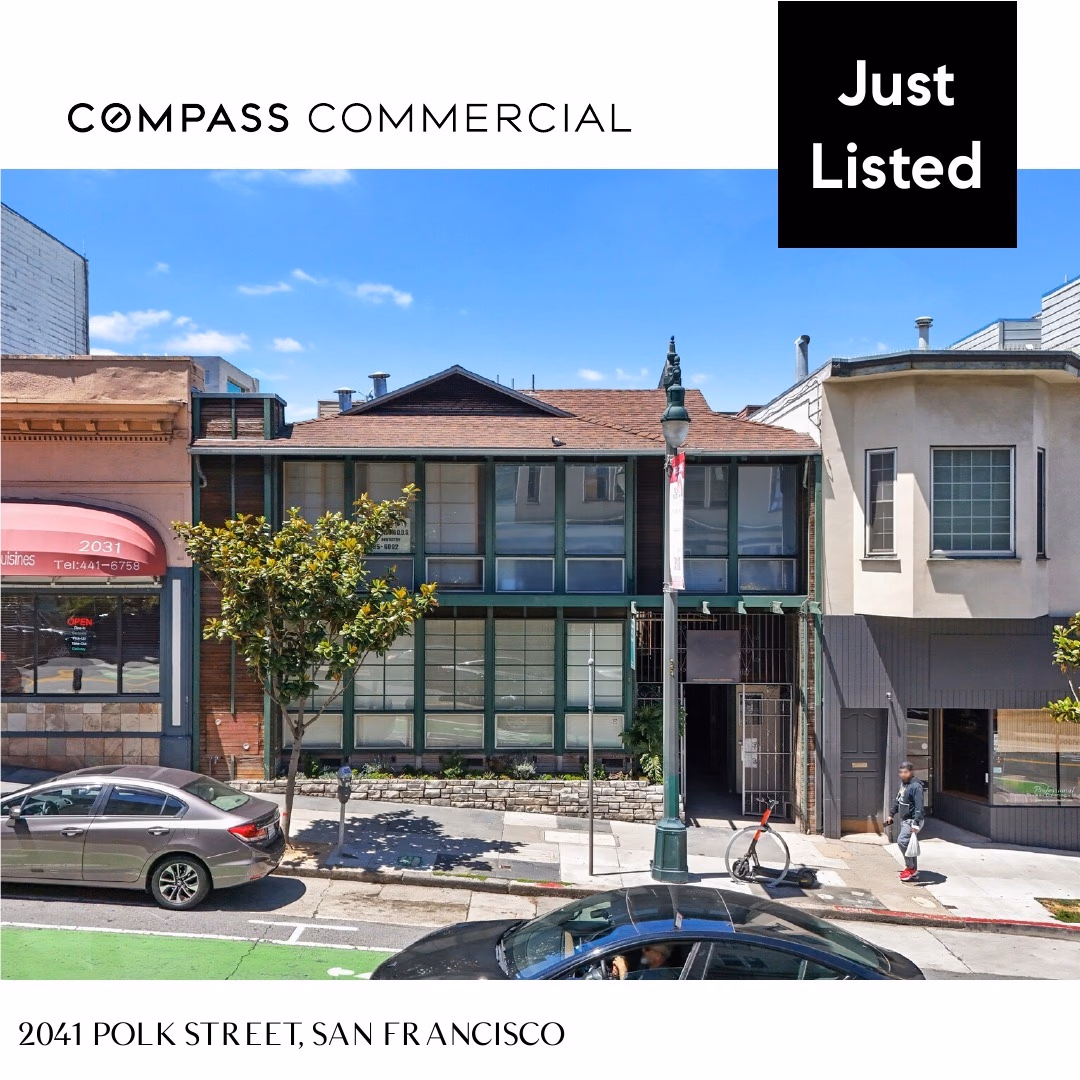 Just Listed!

2041 Polk St, San Francisco

Key Highlights:
🔸 Building Square Footage: 4,609 SF
🔸 Year Built: 1964
🔸Lot Size: 3,440 SF
🔸 RZoning: NCD- Polk Street Neighborhood Commercial
🔸 Polk & Broadway
🔸 3 Vacant Suites for Immediate Repositioning
🔸 Property Built as Dental Suites in 1964 Complete with Open Air Atrium
🔸 $434 Per Foot | $333,333 Per Unit
🔸 SBA Financing Available For Owner-Users

For more information on this listing :

Hannajohn.azar@compass.com
415.875.0177

#realestate #multifamilyinvesting #investmentopportunity #sfbayarea #investmentproperty #commercialrealestate #incomeproperties #compasscommercial #multifamilyinvestments
#sanfrancisco