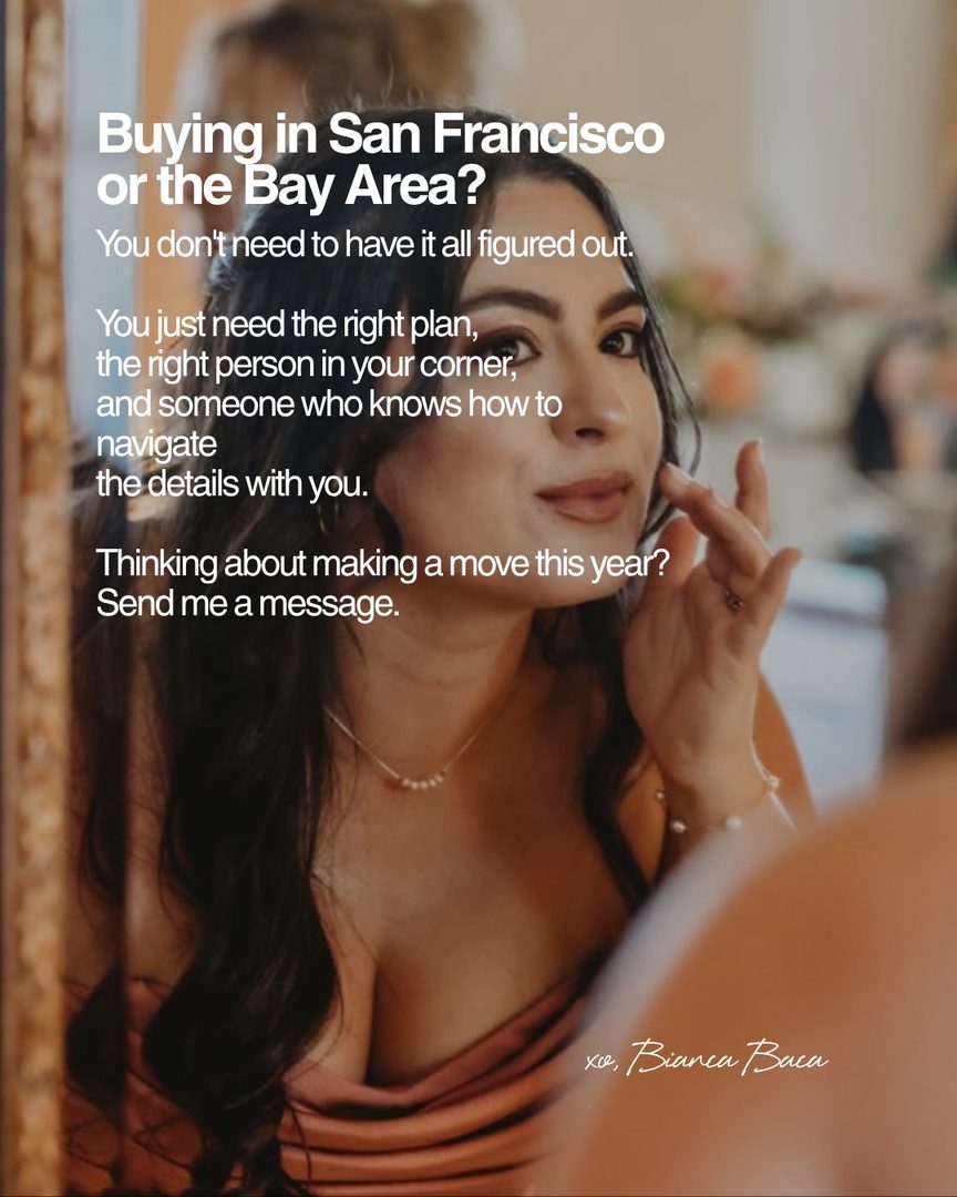 After 7 years of helping people buy and sell in San Francisco, I’ve noticed something about my happiest clients:

They let me in on the real stuff early. 🤍

What they’re actually comfortable spending.
What they’re worried about.
What they secretly want.
What they absolutely don’t want to compromise on.
And what would make the move feel completely worth it.

That’s the stuff I want to know before we’re standing in a house in San Francisco trying to decide if we should write an offer.

Because the more I understand what matters to you, the better I can help you navigate the market, spot the right opportunities, and make decisions without constantly second-guessing yourself.

Buying a home in the Bay Area is a big deal. You shouldn’t have to figure it all out alone.

If a move is on your mind this year, send me a message. I’d love to help you do it the calm way. 🏡

#sanfranciscorealestate #sanfranciscorealtor #bayarearealestate #sanfranciscohomes #homebuyingsanfrancisco
