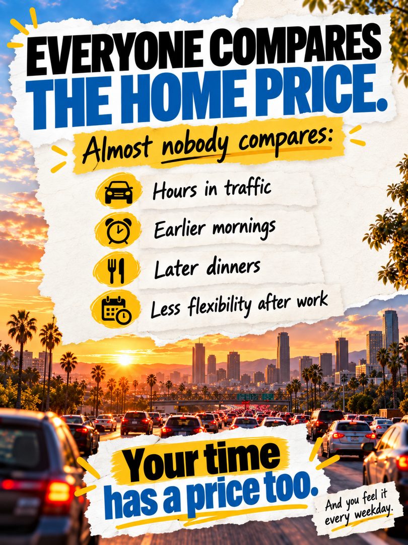 More space or more time?
That’s one of the biggest tradeoffs South Bay home buyers have to make.
Living closer to work can mean a shorter commute, easier weekdays, and more time back in your day — but often at the cost of space.
Moving farther out can give you a bigger home, bigger yard, and more for your budget — but the commute becomes part of the decision too.
When buying a home in the South Bay, I always think the lifestyle matters just as much as the house itself.
Because a commute that feels manageable on a weekend can feel very different during Tuesday rush hour.
So I’m curious:
A — shorter commute + less space
B — longer commute + more space
Which one are you choosing?
Send this to the person you’d have to agree with before buying.
#SouthBayRealEstate #SanJoseRealEstate #SanJoseHomes #SouthBayHomes #BayAreaRealEstate #BayAreaHomeBuyer #SanJoseRealtor #SouthBayRealtor #HomeBuyingTips #BayAreaHomes #SiliconValleyRealEstate #SiliconValleyHomes #SanJoseLiving #SouthBayLiving #BayAreaLiving

