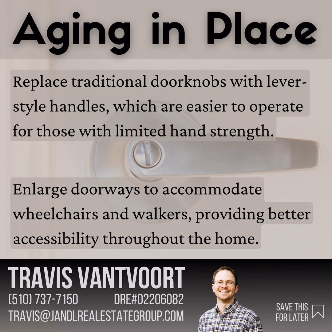 Aging-in-Place is a transformative approach to homeownership that envisions a home as a lifelong companion. 

It involves purposeful design and thoughtful renovations that empower individuals to live comfortably and independently at every stage of life. 

By seamlessly blending style with practicality, Aging-in-Place ensures that your home evolves gracefully with you, providing safety, comfort, and a space to thrive.

#AgingInPlace #RealEstate #Homeowners #QualityOfLife #AccessibilityMatters