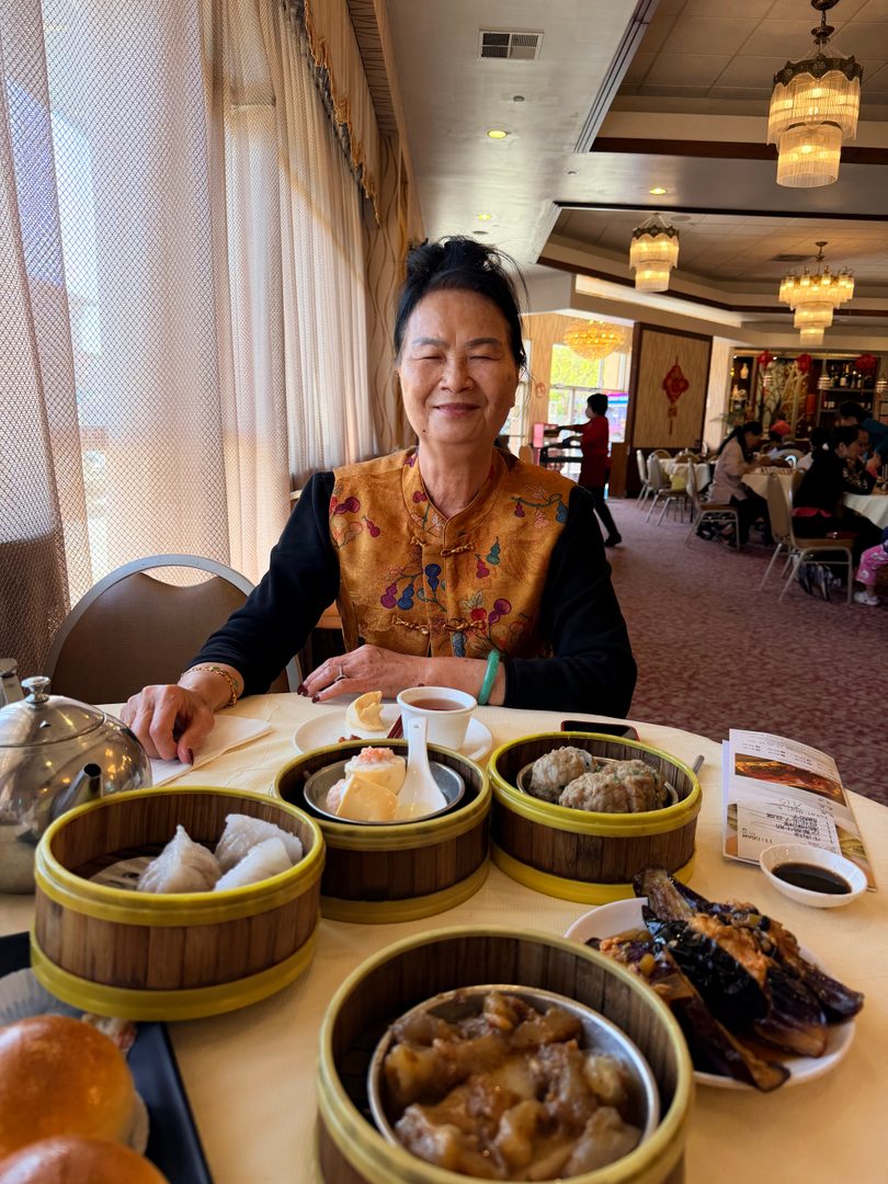 Lunch with mom