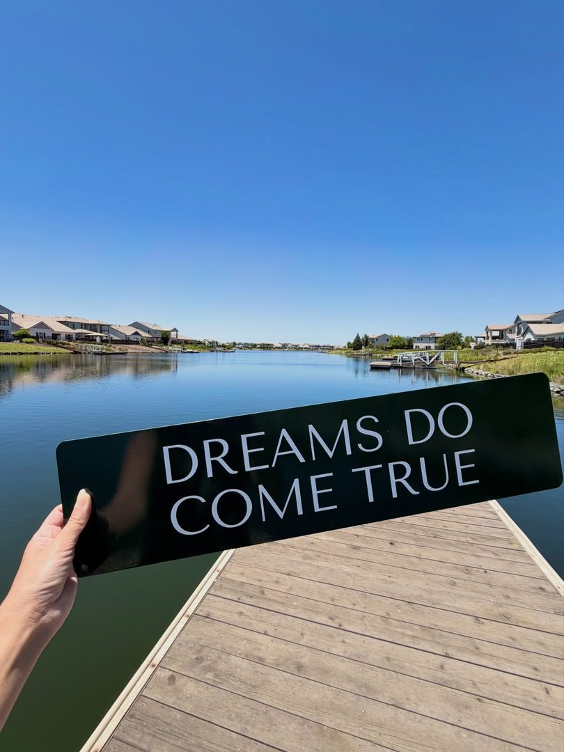 Imagine looking out of your primary bedroom, living & dining room and this is your view.
It’s the perfect way to start and end the day. 🌊
DREAM COMING SOON
River Islands
Lathrop, CA
✅ No neighbors to the left or the back
✅ Lakefront
✅ No HOA
✅ Solar owned
✅ Single story
✅ 10 ft ceilings