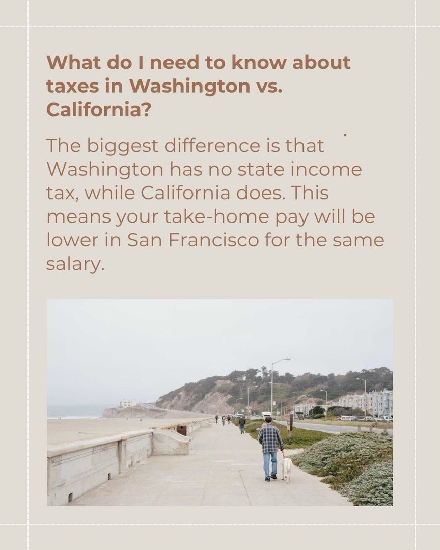 🏙️🏡 What are the cost differences between living in Seattle and San Francisco? 

When my husband Jacob received a job offer in San Francisco that was too good to pass up, we decided to rent an apartment there and begin traveling between the two cities. We had always wanted to experience living in another city, and this felt like the right opportunity to try it.

So we rented an apartment in SF, and after a couple of years dividing our time between Seattle and SF, we now live in San Francisco full time. 

If you’re a Seattleite but contemplating a move to San Francisco, I’m here to share some real talk and my personal perspective on what it’s like to relocate! 

Here are a few quick facts: 

🔎 In May 2026, homes in San Francisco cost roughly twice as much as homes in Seattle. 

🔎 In May 2026, the average sale price in San Francisco was $2,216,773, compared with $1,065,000 in Seattle, based on SFAR MLS and NWMLS data. 

🔎 As of June 2026, a 2-bedroom condo rents for about $4,800 to $5,100 a month in San Francisco and $2,800 to $3,260 in Seattle, according to Apartments.com (http://apartments.com/).

You can read my entire blog post about moving from Seattle to SF on my website BridgeandSound.com (follow my link in bio!)

I spent years as a top-producing agent in Seattle before relocating to San Francisco myself. Now I do both—I help buyers and sellers in San Francisco, and connect relocating clients with the best agents across the country. If you’re making a move, I’d love to be in your corner from day one. 

San Francisco Real Estate Agent Amber Arnall is a licensed real estate broker with Corcoran Icon Properties in San Francisco DRE # 02275788. Amber is also a Referral Agent with CBR Referral Network. 

📲 Amber Arnall
(253) 579-6706
amber.arnall@corcoranicon.com