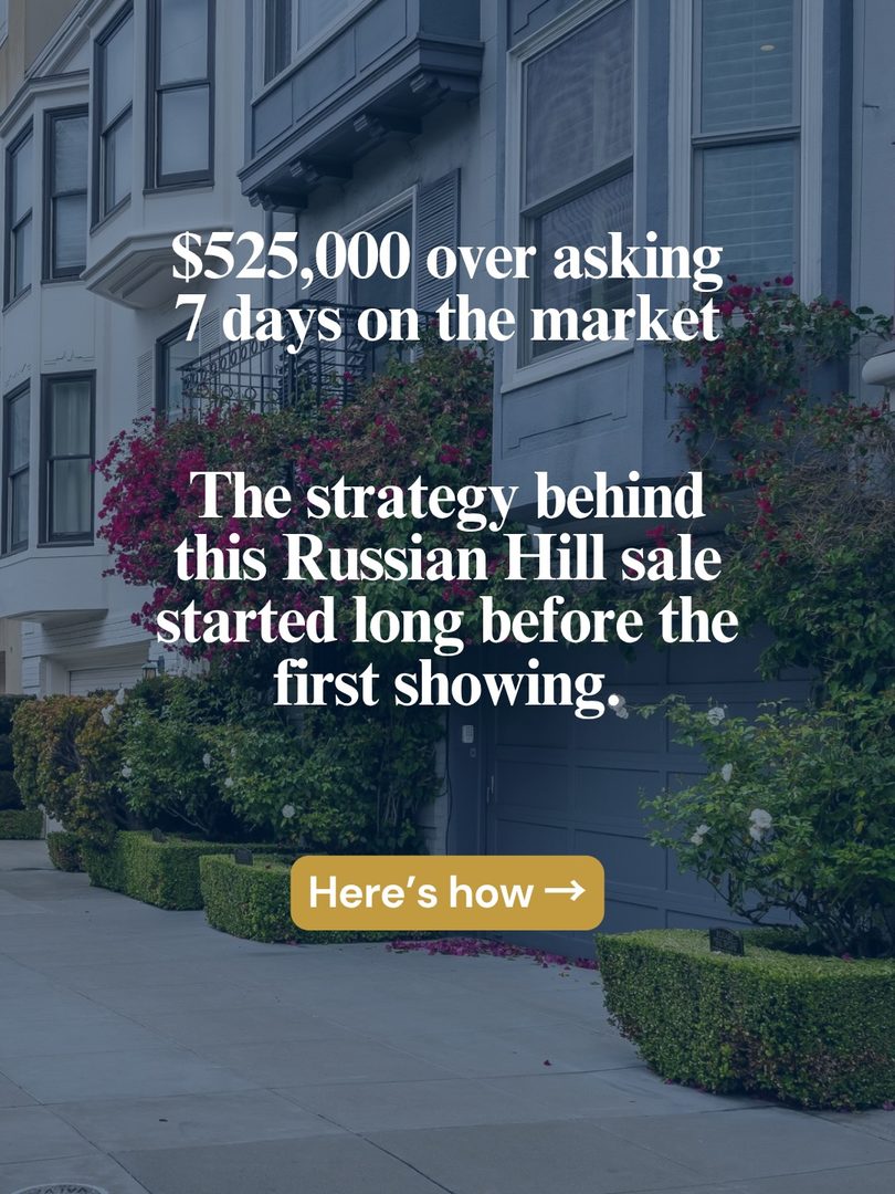 Before a buyer ever walked through the door, we were thinking about what would make them want to call this Russian Hill condo home.
At SERHANT., we research three likely buyer profiles for each property: what they value, what they’re searching for, and which features would make the home stand out to them.
That research helps guide the preparation, staging, photography, video, and story we tell.
For this home, fresh paint and thoughtful staging brought the natural light and architectural details into focus. Paired with strategic pricing and a clear marketing plan, we launched with purpose.
The result:
✨ Sold for $1,720,000
✨ $525,000 over asking
✨ 7 days on market
✨ One preemptive offer
My clients trusted me with two Russian Hill condos, and helping them achieve their goals was the most rewarding part.
Thinking about selling your San Francisco home? Comment START and let’s talk about how we’d prepare, position, and market your property. #sanfranciscorealestate #sfrealestatemarket #sfhomesales