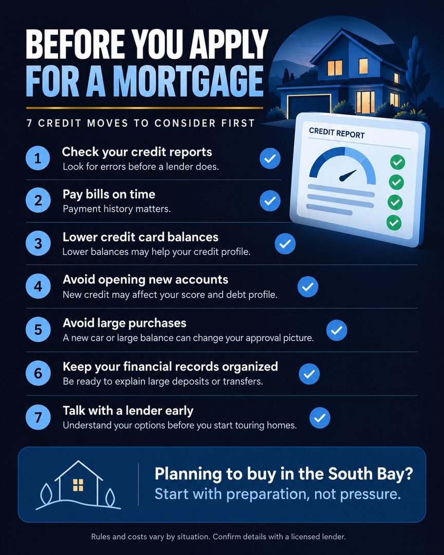 Before you apply for a mortgage, a little preparation can make the process easier.
Review your credit, avoid major financial changes, organize your records, and talk with a licensed lender early so you understand your options.
What part of the mortgage process feels unclear to you?
Save this for later if buying in San Jose or the South Bay is part of your plan.
—
Linh Tran
📱 510.777.6976
📧 Linh@fastagents.com
🏆 #TeamFast | eXp Realty