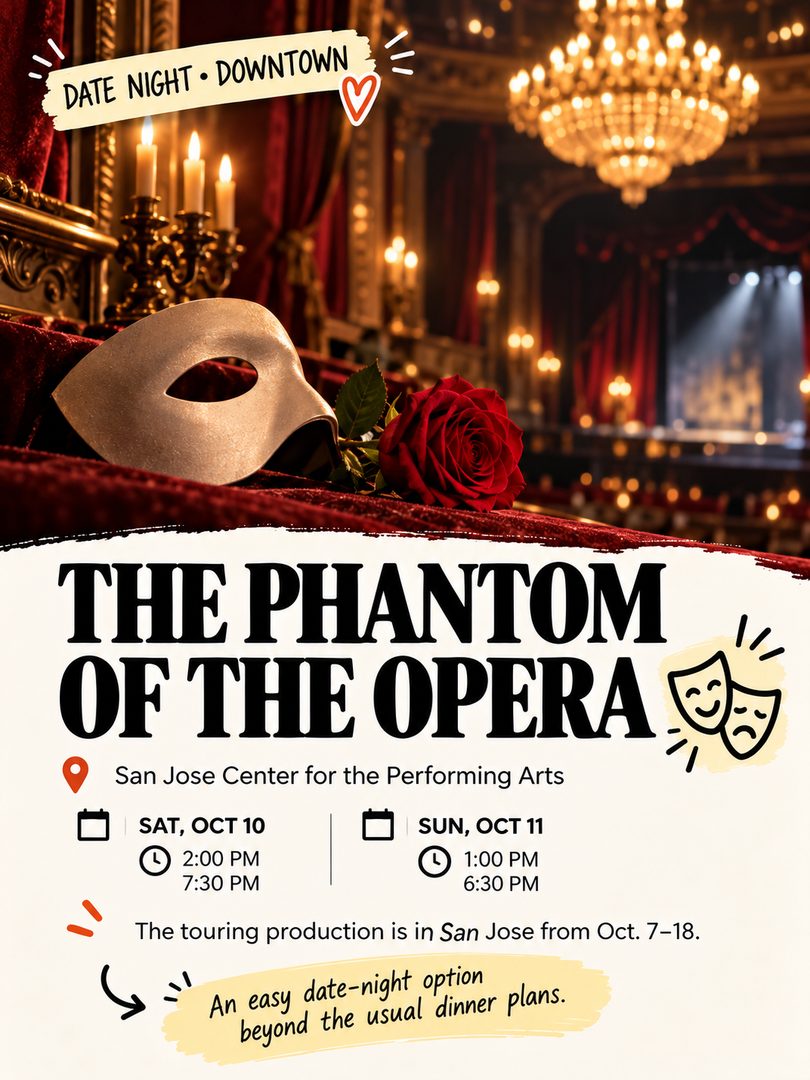 Looking for things to do in San Jose this weekend? 🍂
Here are 7 events happening around San Jose + the South Bay on Oct. 10–11, from pumpkin patches and Comic Con to Sharks hockey, live music, theater, and a spooky Halloween orchestra concert.
Whether you’re planning a family day, date night, or just need weekend plans, save this guide so you don’t have to search later.
Which one are you picking this weekend? 👀
📍 San Jose
📍 Santa Clara
📍 Willow Glen
📍 Downtown San Jose
Save this post + send it to the friend who always asks, “What should we do this weekend?”
#SanJose #SanJoseEvents #SanJoseWeekend #ThingsToDoInSanJose #SouthBayEvents #SouthBayCA #SanJoseCalifornia #DowntownSanJose #SantaClaraCA #WillowGlen #BayAreaEvents #BayAreaWeekend #ThingsToDoInTheBayArea #SanJoseRealtor #SouthBayLiving
