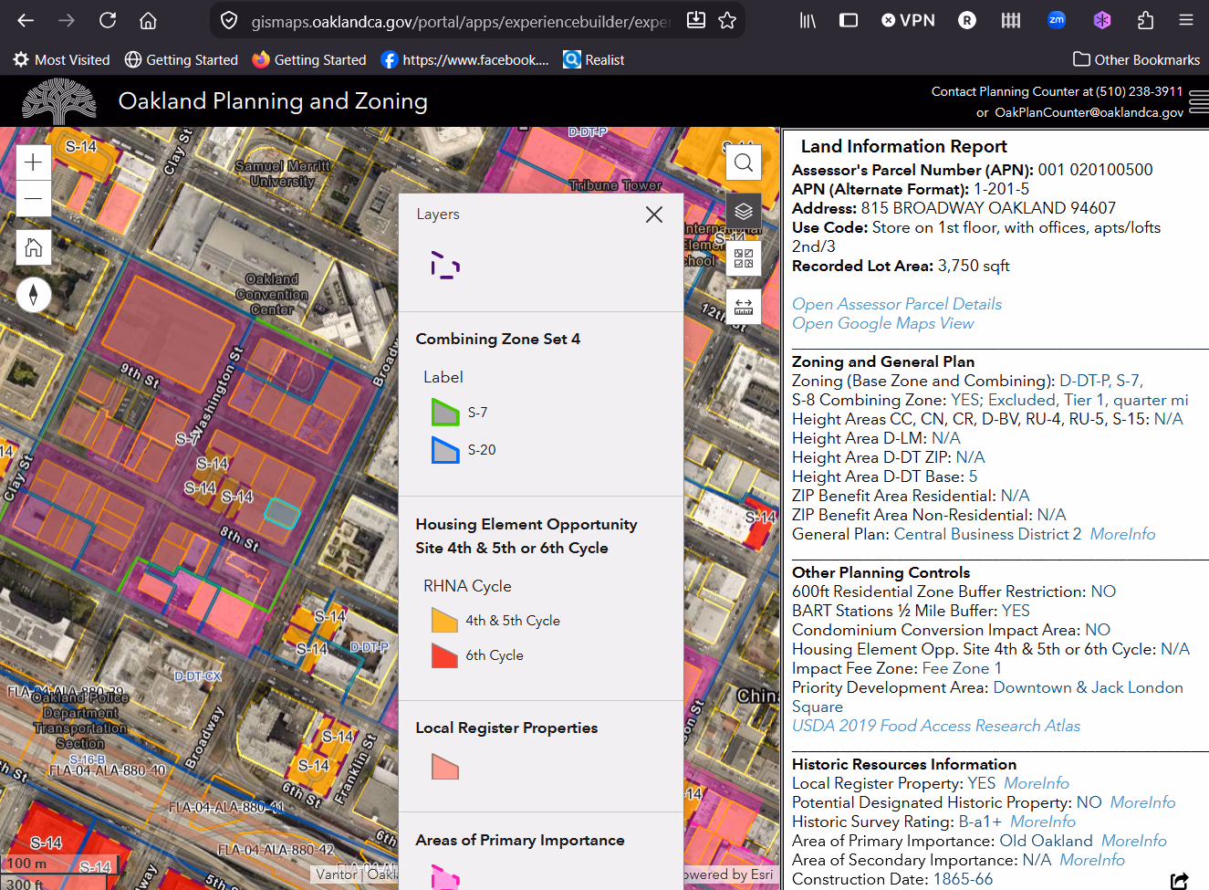 Understanding Zoning with the help of an experienced agent can make the difference between a wise investment and a costly mistake.
Here, we have a streamlined zoning map with critical information about the highlighted parcel.  The legend shows what the colors and outlines mean, while the property description provides the zoning classifications.  
An agent experienced in land use can help you with determining whether the site is suitable for your needs or find properties which meet your criteria.
In this example, the highlighted property is a historically protected building of primary importance, zoned for downtown storefronts.  Information about neighboring properties slated for redevelopment and potential for bonus zoning provides valuable insights into the potential value uses and restrictions of the site.  