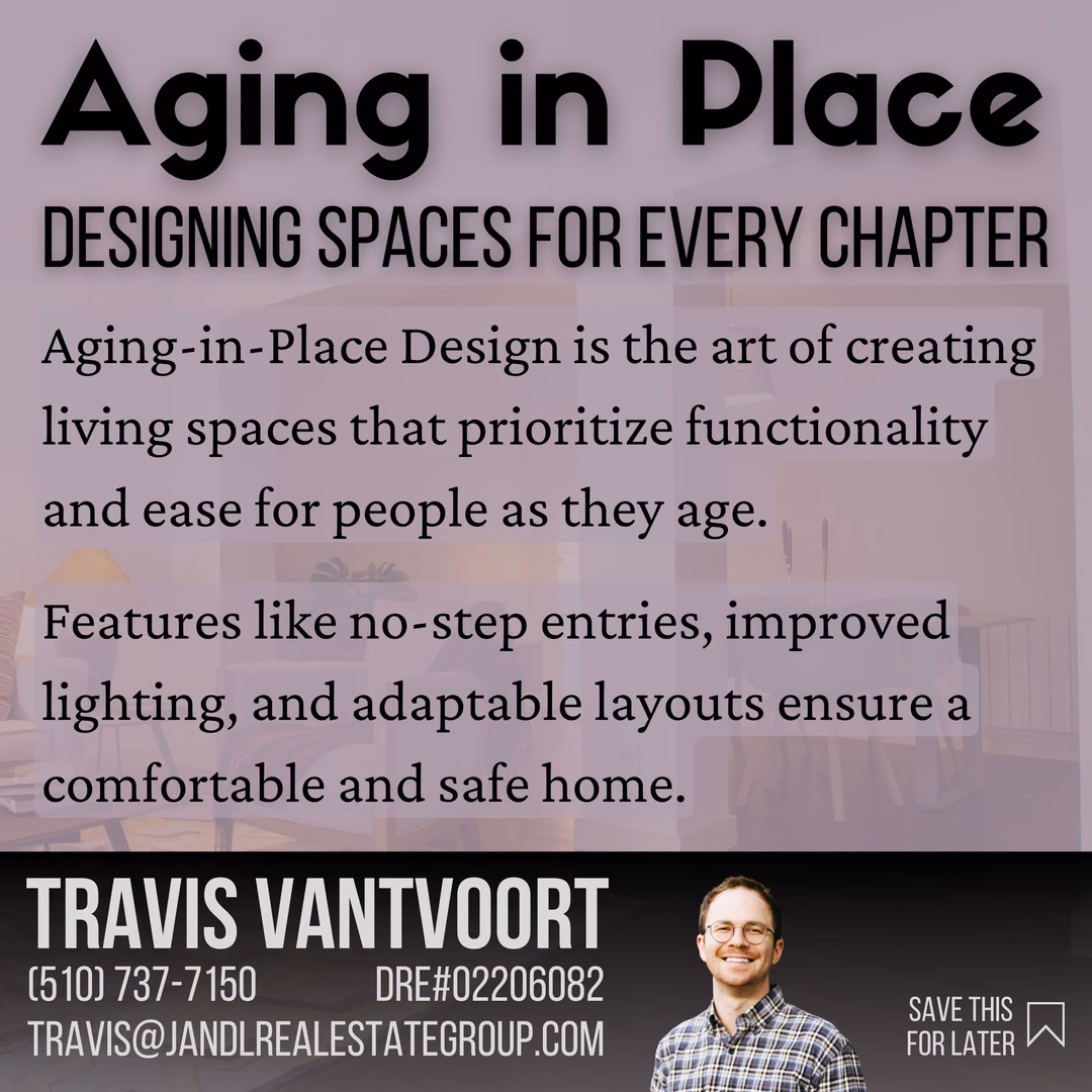 Aging-in-Place is a transformative approach to homeownership that envisions a home as a lifelong companion. 

It involves purposeful design and thoughtful renovations that empower individuals to live comfortably and independently at every stage of life. 

By seamlessly blending style with practicality, Aging-in-Place ensures that your home evolves gracefully with you, providing safety, comfort, and a space to thrive.

#AgingInPlace #RealEstate #Homeowners #QualityOfLife #AccessibilityMatters