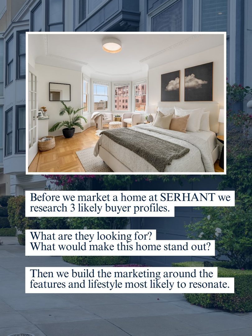 Before a buyer ever walked through the door, we were thinking about what would make them want to call this Russian Hill condo home.
At SERHANT., we research three likely buyer profiles for each property: what they value, what they’re searching for, and which features would make the home stand out to them.
That research helps guide the preparation, staging, photography, video, and story we tell.
For this home, fresh paint and thoughtful staging brought the natural light and architectural details into focus. Paired with strategic pricing and a clear marketing plan, we launched with purpose.
The result:
✨ Sold for $1,720,000
✨ $525,000 over asking
✨ 7 days on market
✨ One preemptive offer
My clients trusted me with two Russian Hill condos, and helping them achieve their goals was the most rewarding part.
Thinking about selling your San Francisco home? Comment START and let’s talk about how we’d prepare, position, and market your property. #sanfranciscorealestate #sfrealestatemarket #sfhomesales