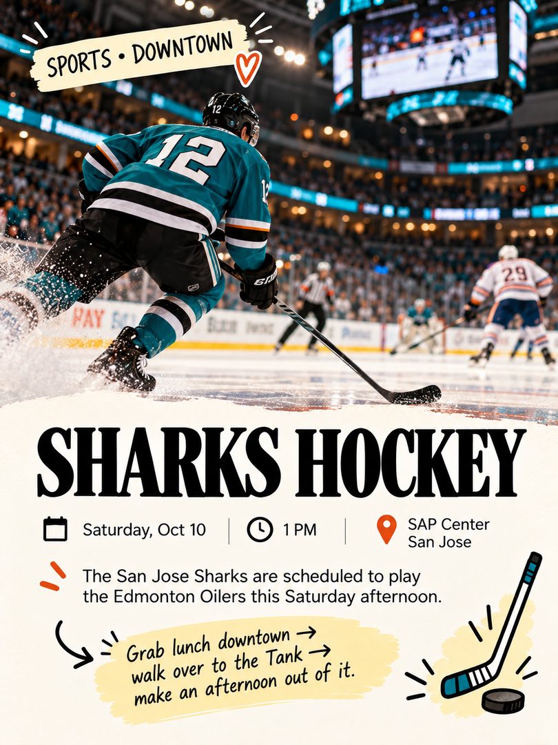 Looking for things to do in San Jose this weekend? 🍂
Here are 7 events happening around San Jose + the South Bay on Oct. 10–11, from pumpkin patches and Comic Con to Sharks hockey, live music, theater, and a spooky Halloween orchestra concert.
Whether you’re planning a family day, date night, or just need weekend plans, save this guide so you don’t have to search later.
Which one are you picking this weekend? 👀
📍 San Jose
📍 Santa Clara
📍 Willow Glen
📍 Downtown San Jose
Save this post + send it to the friend who always asks, “What should we do this weekend?”
#SanJose #SanJoseEvents #SanJoseWeekend #ThingsToDoInSanJose #SouthBayEvents #SouthBayCA #SanJoseCalifornia #DowntownSanJose #SantaClaraCA #WillowGlen #BayAreaEvents #BayAreaWeekend #ThingsToDoInTheBayArea #SanJoseRealtor #SouthBayLiving
