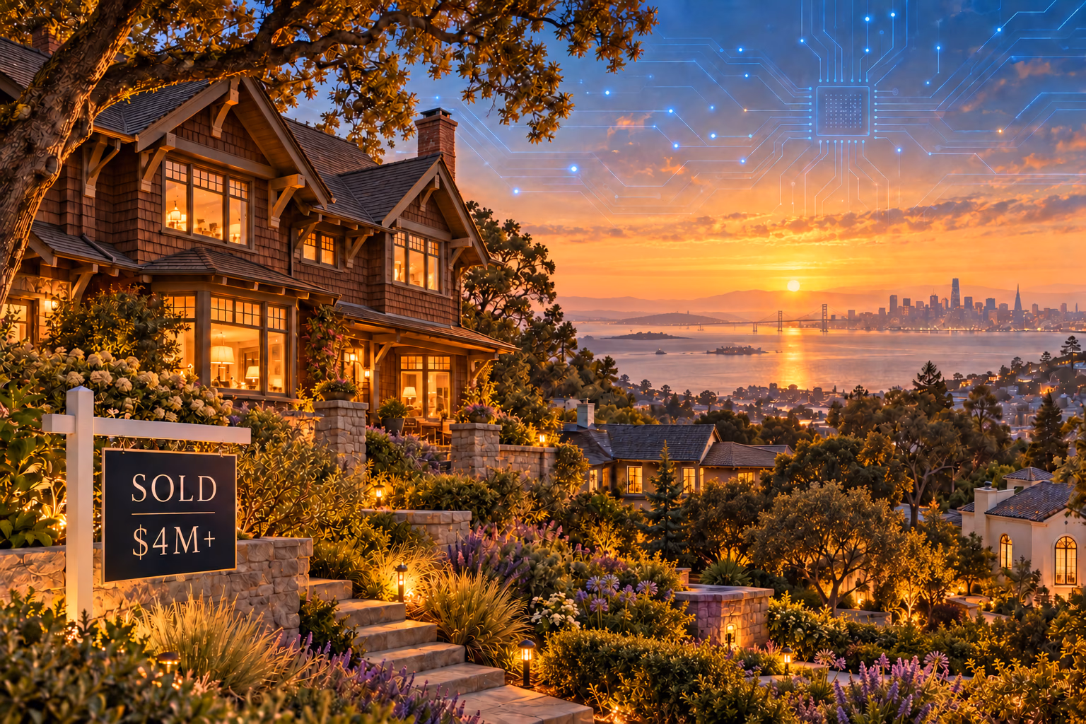 Real Estate Trends: AI Wealth in Berkeley Luxury