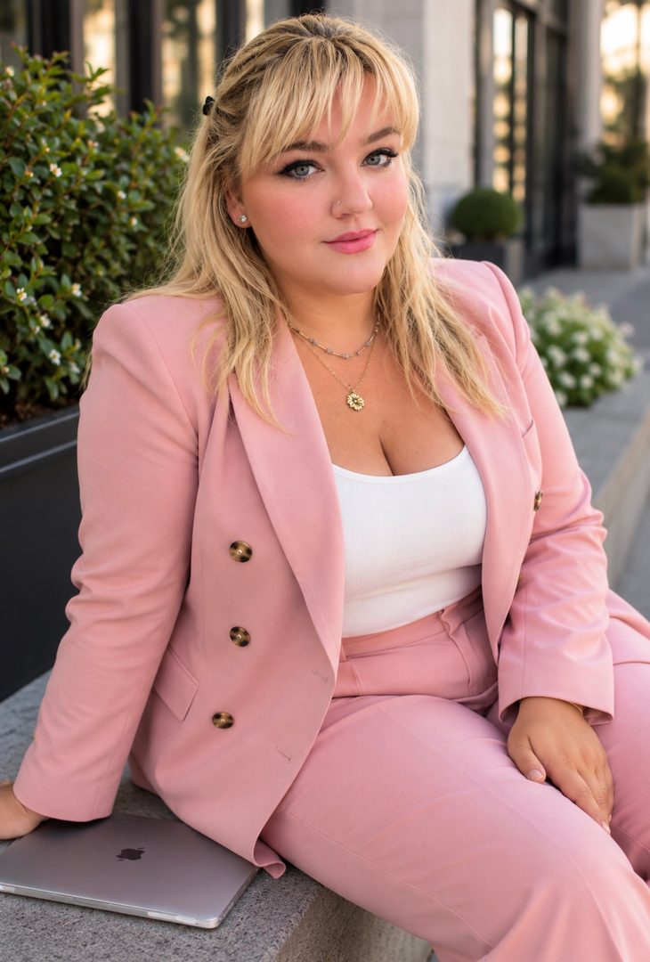 Business woman Never give up!
