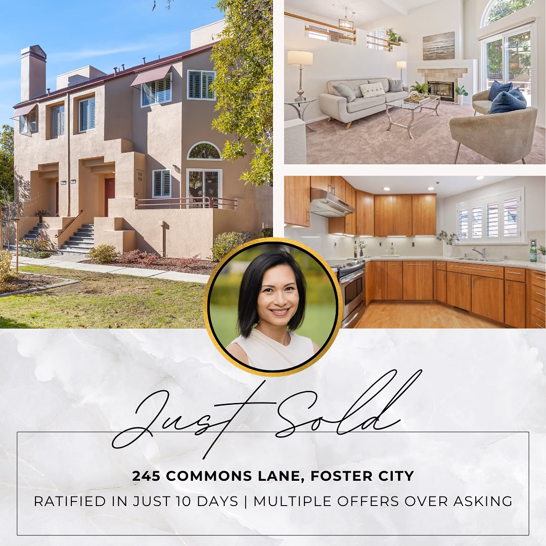 #𝒥𝓊𝓈𝓉𝒮𝑜𝓁𝒹 🎉 

I just helped my client (Ms. Bee) sell her townhome in Foster City—a place she’s called home since the 1980s, and make a transition to move into a senior apartment. I’ve had the privilege of supporting her through every step of this life transition.

Ms. Bee first reached out to me last summer. We created a thoughtful plan together, designed around her timeline and comfort level. Before her move, I helped coordinate haulers, movers, and a trusted contractor to handle light updates: fresh paint, new flooring, updated fixtures, and bathroom remodeling —all tailored to highlight the home’s charm while staying within her budget.

The biggest challenge? Balancing the many moving parts with the care and patience needed in a senior transition. Having supported many seniors—and cared for my own elderly parents—I know how important it is to move at their pace, while still staying on track.

Now that the home is beautifully refreshed and sold successfully within 10 days on the market, I’m proud of the journey we’ve taken together.

If you or someone you love is facing a similar transition, I’m here to help with compassion, clarity, and care ❤️

#seniorcommunity #lifetransitions #realestateservice #happyseller #fostercity #REALTOR® #bayarearealtor
