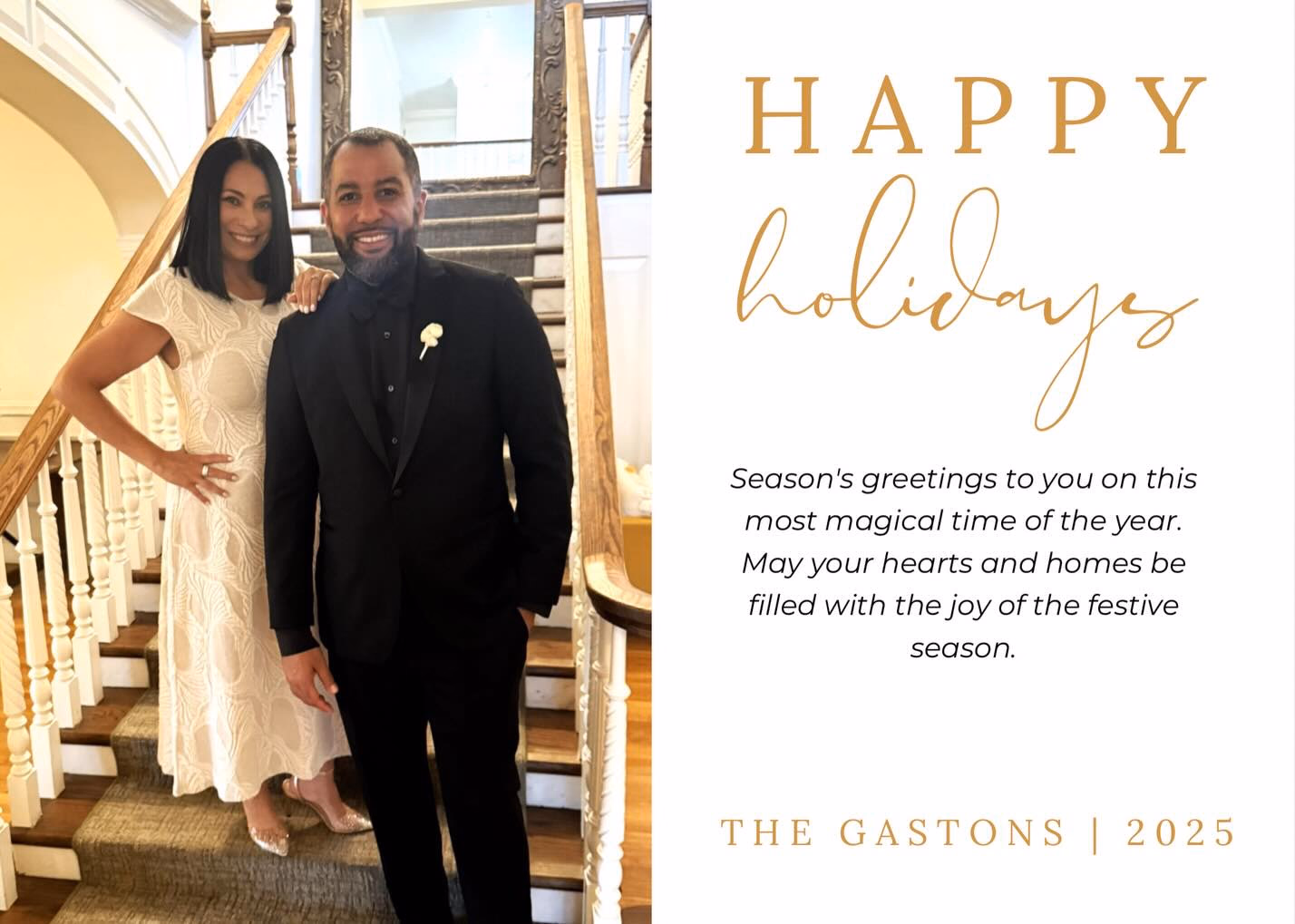 Merry Christmas to all…🎄🎁. On behalf of the Gaston family we want to wish everyone joy and good cheer. And remember HE is the reason for the season. May God continue to bless you all.