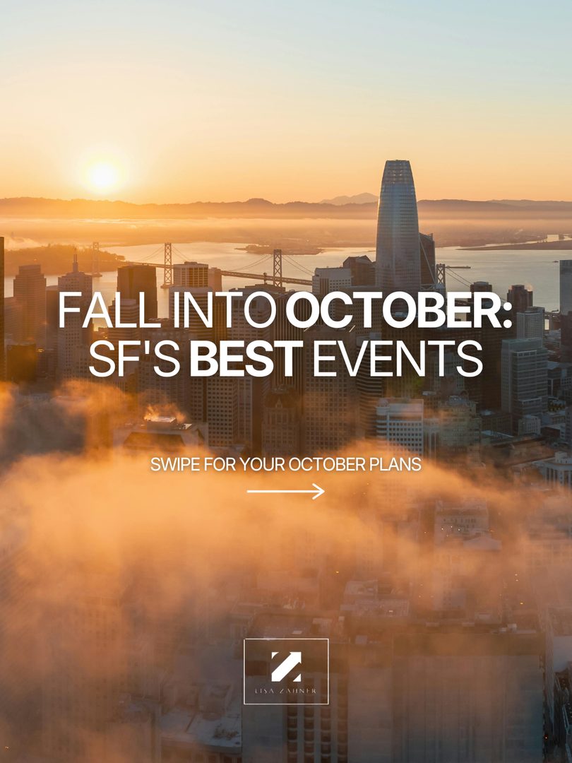 Fall is here — and in San Francisco, that means the calendar fills up fast.
October brings some of the city’s most beloved traditions, and you’ll want a game plan to catch them all.
Fleet Week over the Bay. Free music in Golden Gate Park. North Beach doing what North Beach does best. And my favorite part: every neighborhood, from the Castro to Potrero Hill, throws open its doors and celebrates in its own way.
(Hardly Strictly: banjos + a strong bass line? Yes, please!)
I pulled together the events I think truly capture this city — swipe through, save them for your weekends, and go enjoy the San Francisco we love.
Thinking about calling one of these neighborhoods home? DM me — I know these streets block by block, and love every one!🌉
