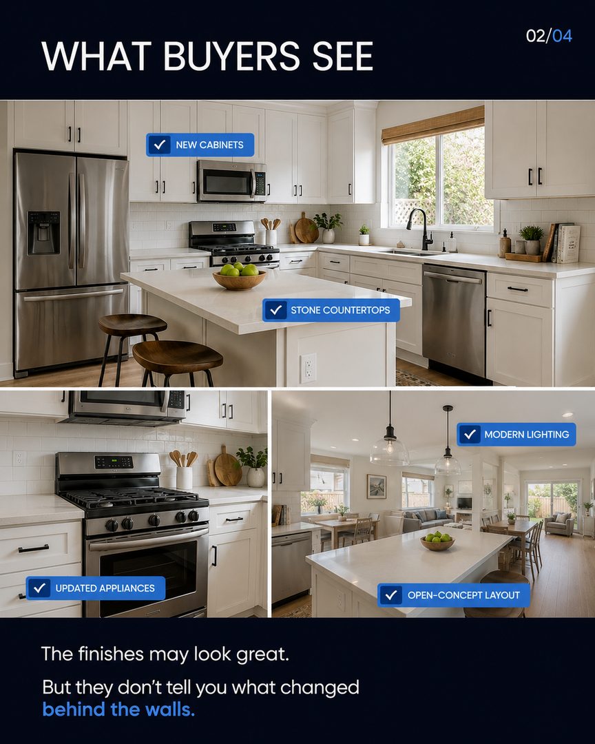 A beautiful remodel can make a strong first impression. But before writing an offer, check what changed, whether permits were required, and what the disclosures and inspections show. 🔍🏠

Missing permits aren’t always a deal breaker. Save this before your next home tour.

Linh Tran
📱 510.777.6976
📧 Linh@fastagents.com
🏆 #TeamFast | eXp Realty
