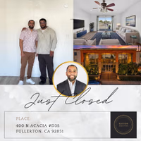 🏠 Closed!!!

Price: $375,000

📍400 N Acacia #D35
  Fullerton, CA 92832

This isn’t just a transaction. This is a huge accomplishment for my brother @patmansc. He worked so hard to put himself in position to buy his first place. I’m beaming with pride and joy.

I was also blessed and fortunate to meet Saul Espinosa at City National Bank about 6 months ago. He introduced me to the Ladder Up Home Buyer Grant Program, which provides up to $20,000 in down payment/closing costs assistance, down payment as low as 3%, and no mortgage insurance. This program fast tracks homeownership.

Are you looking to buy or sell property? Do you have any real estate finance needs? DM us with any inquiries. We are here to help

#realestate #condobuying #real estate agent #ladderuphomeloanprogram