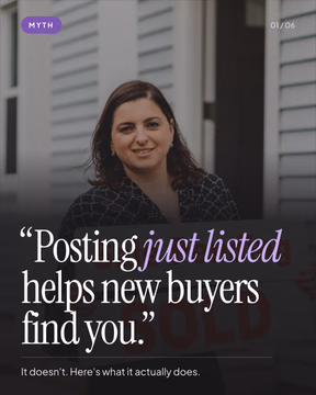 Announcements and answers do two different jobs.

“Just listed” tells the people who already follow you. A post that answers a real buyer question is how someone brand new finds you.

You need both. Most agents only do the first. 📌 

🔗 comment GUIDE to get your Guide to AI Visibility!

—
Catchouse · helping professionals get found in the age of AI
catchouse.app · catchouse.com

#realestatemarketing #realestatetips #real estate agentlife