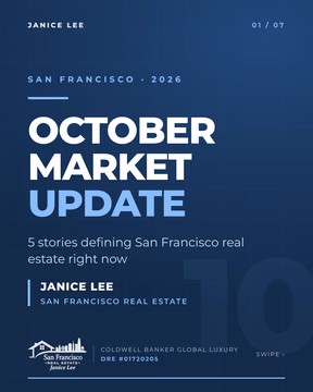The numbers from this market keep surprising even me. San Francisco now has more homes in contract than homes for sale. 86.4% of houses are selling over asking. A Presidio Heights home just closed nearly $4 million above its list price. And while condos cool off across the Bay Area, San Francisco condos are up 22%.

Swipe through for the 5 stories defining our market right now.

If you are thinking about buying or selling this fall, the window is open and the data is on your side. Send me a message and let's talk strategy.

📞 (415) 832-9151
📧 JaniceFLee@gmail.com
🔗 JaniceLeeHomes.com