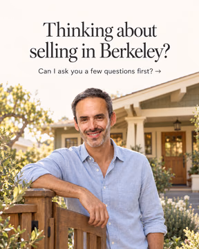 🏡✨ Thinking about selling your Berkeley home in 2026?

Before you put up that For Sale sign, there are a few things worth knowing. 👀

⚡ **Home Energy Score requirements**
🏠 **Potential seismic retrofit tax refunds**
🔧 **Sewer lateral inspections**

A little preparation now could save you thousands 💰—and a few unexpected headaches later.

💭 But here's a question: **Would knowing exactly what to expect make selling feel a little easier?**

That's where having the right plan makes all the difference. 🔑

📍 If selling has been on your mind, let's talk through what your Berkeley home might need before it hits the market.

☕ No pressure. No sales pitch. Just helpful, local insight.

💬 **DM me “BERKELEY”** and let's start the conversation!

#BerkeleyRealEstate #BerkeleyHomes #Berkeleyreal estate agent #HomeSellingTips #EastBayRealEstate #OliverDavisRealEstate
