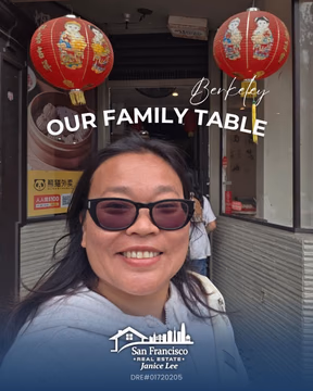 Sometimes the best meals are the ones you stumble into.

Our Family Table in Downtown Berkeley, steps from the BART station. Northern Chinese cooking, red lanterns at the door and a family behind every dish 🥟

The hand pulled wide noodles in beef broth are the signature and now I understand why. Deep broth, tender beef and noodles with real chew. Add soup dumplings and pan fried dumplings with that golden crust and you have a very good afternoon.

They opened this year and the room was already full. Good sign.

📞 (415) 832-9151
🌐 JaniceLeeHomes.com

#BerkeleyEats #EastBayFood #SanFranciscoRealEstate #TopAgent #DumplingLover