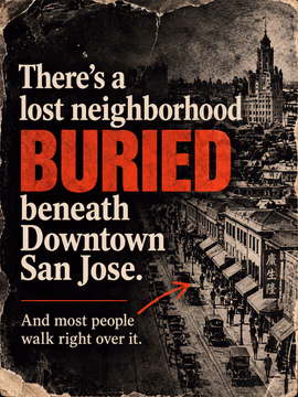San Jose has a lot more history beneath the surface than most people realize.

Before today’s Downtown San Jose plazas, hotels, and museums, this area was home to the Second Market Street Chinatown — a thriving Chinese community that existed from 1872 to 1887.

More than 1,400 people lived and worked here before the neighborhood was targeted during a period of intense anti-Chinese discrimination and ultimately destroyed by fire in 1887.

Nearly 100 years later, archaeological work in Downtown San Jose uncovered remains and artifacts from the former neighborhood.

Today, you can stand near the site at Circle of Palms Plaza and walk past a piece of San Jose history that many locals have never heard about.

San Jose has changed a lot, but stories like this are still part of the city we live in today.

Would you want to see more hidden San Jose history like this?

#SanJose #SanJoseCA #DowntownSanJose #SanJoseHistory #SanJoseChinatown #BayAreaHistory #SouthBay #SouthBayCA #SanJoseREALTOR® #BayAreaRealEstate #SiliconValley #ExploreSanJose